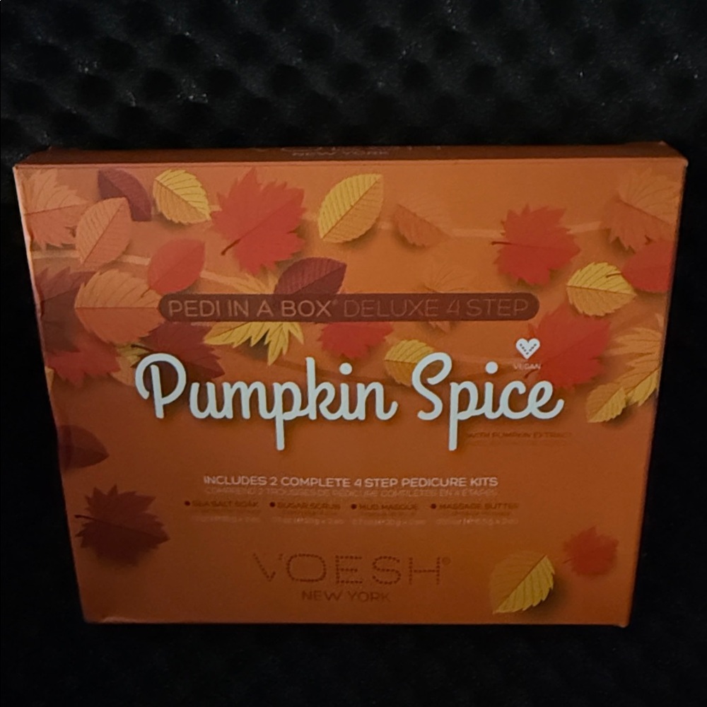 Voesh New York Pumpkin Spice Pedi in a Box NWOT